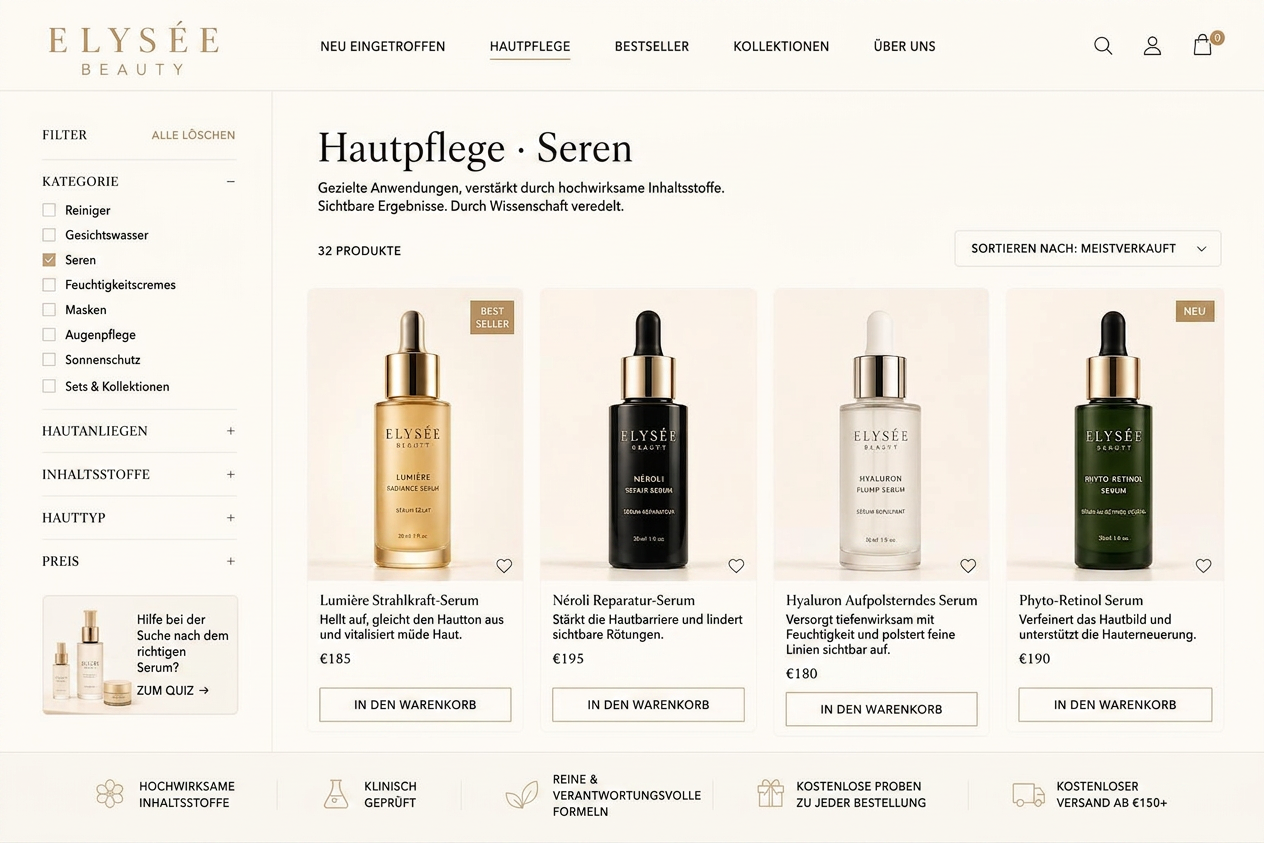 Elysée Beauty Kategorie