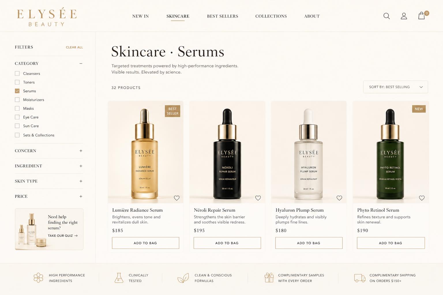 Elysée Beauty Kategorie