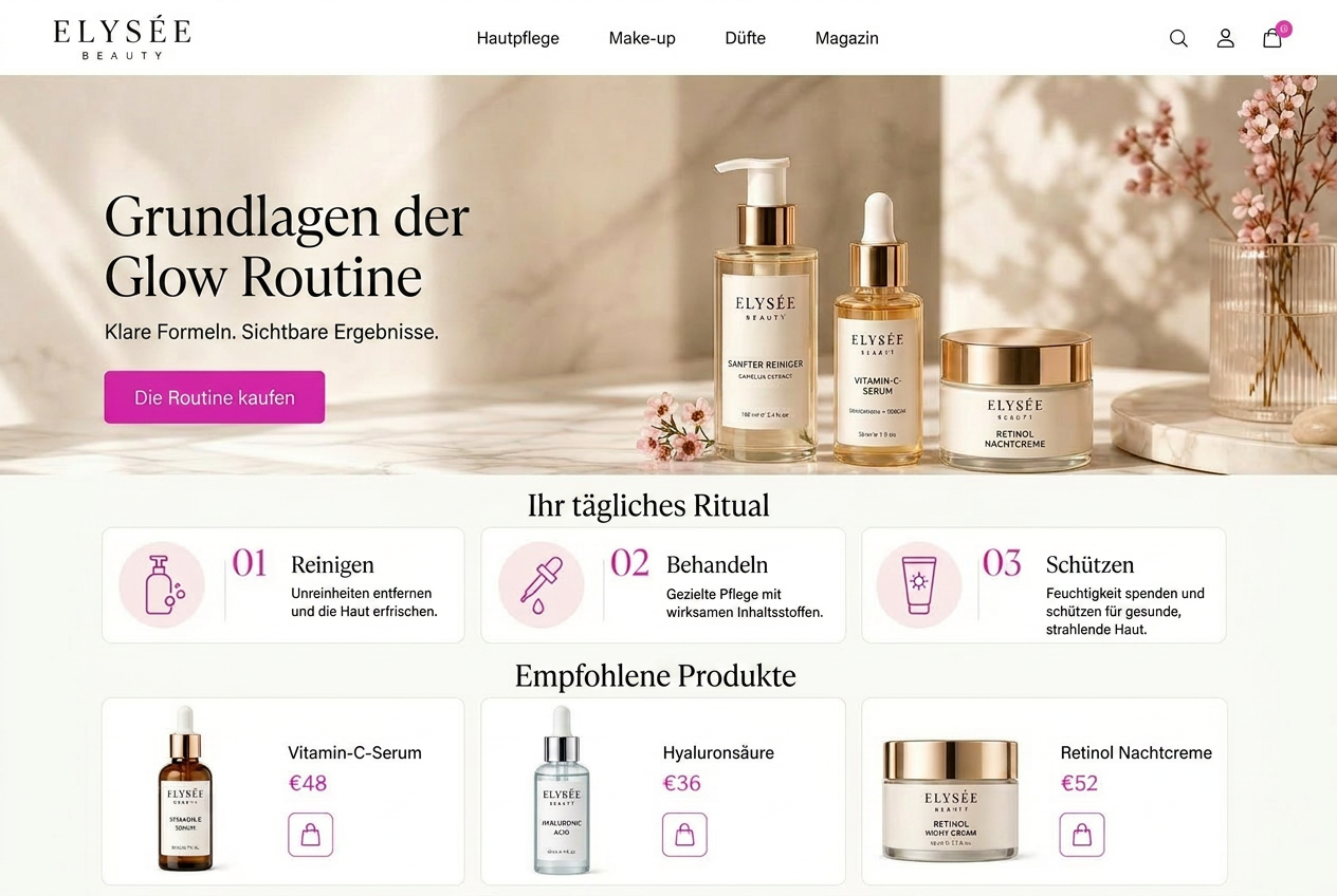Elysée Beauty Startseite