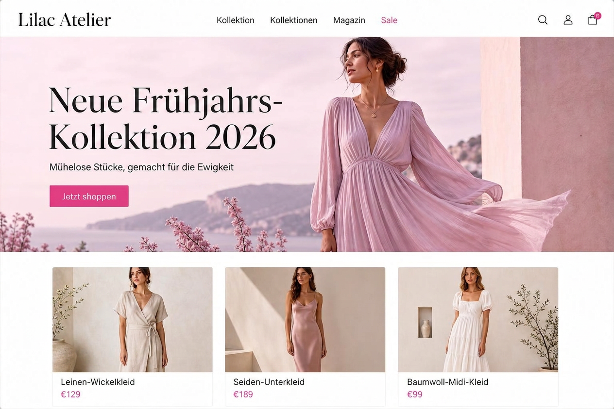 Lilac Atelier Startseite