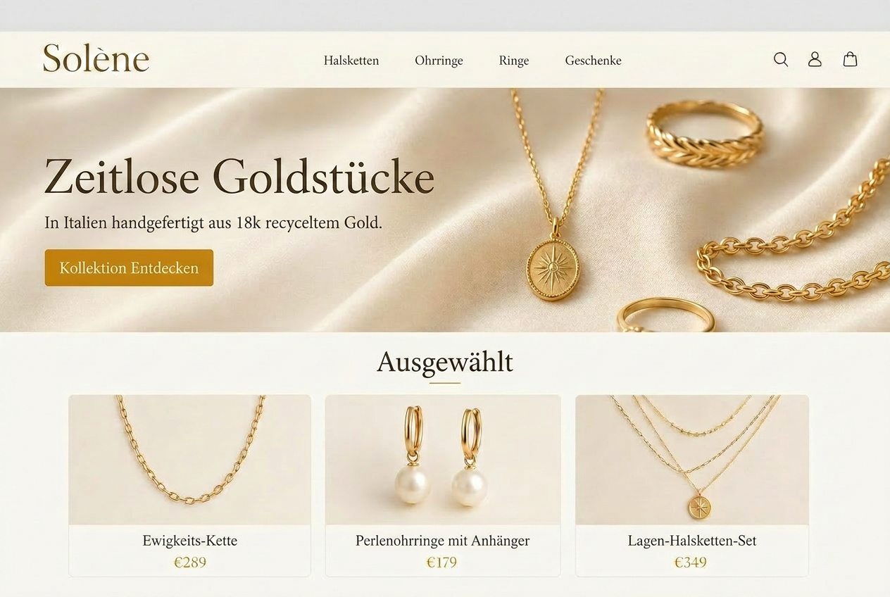 Solène Jewelry Startseite